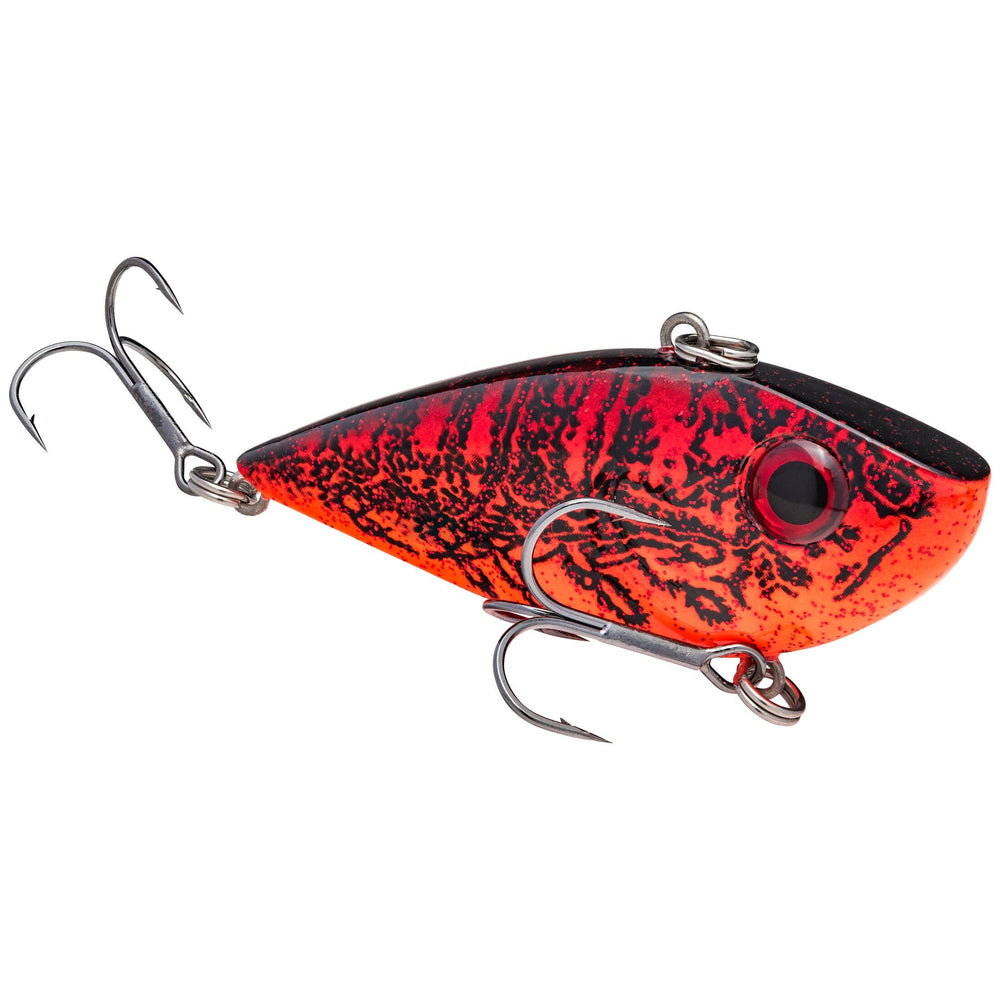 Strike King Red Eyed Shad Tungsten 2-Tap front view showing double cadence for finicky fish.