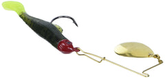 Strike King Redfish Magic spinnerbait 24K gold Colorado blade close-up captures vibration