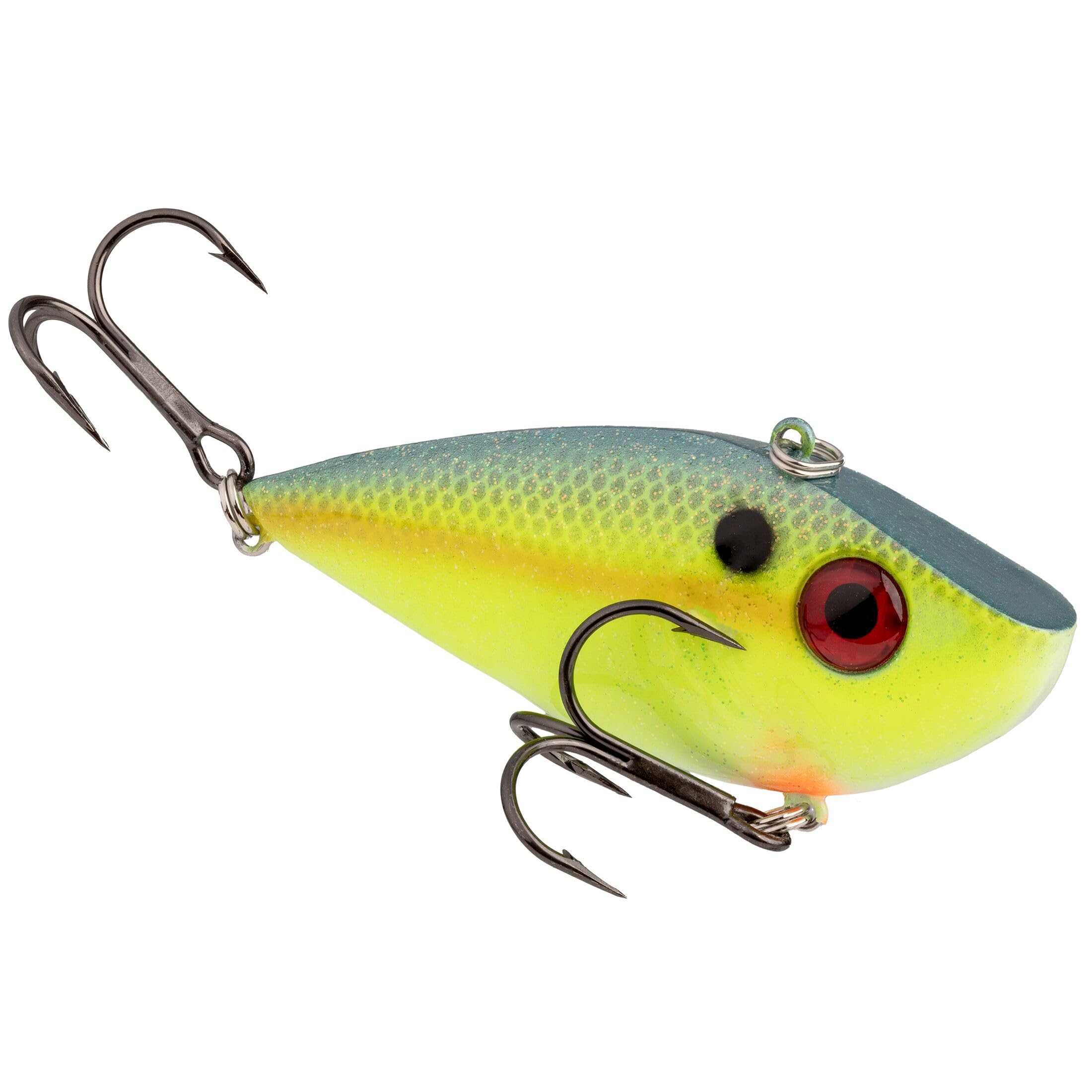 Strike King Red Eyed Shad lipless crankbait with tight wobble for aggressive strikes
