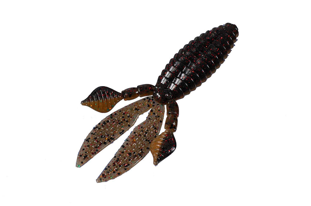 Strike King Rodent 4-inch Big Tex lure with coffee scent for heavy cover fishing.