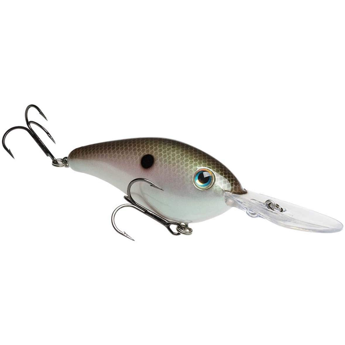 Strike King Silent Series 6XD Green Gizzard Shad 1oz lure; deep-water stealth for bass