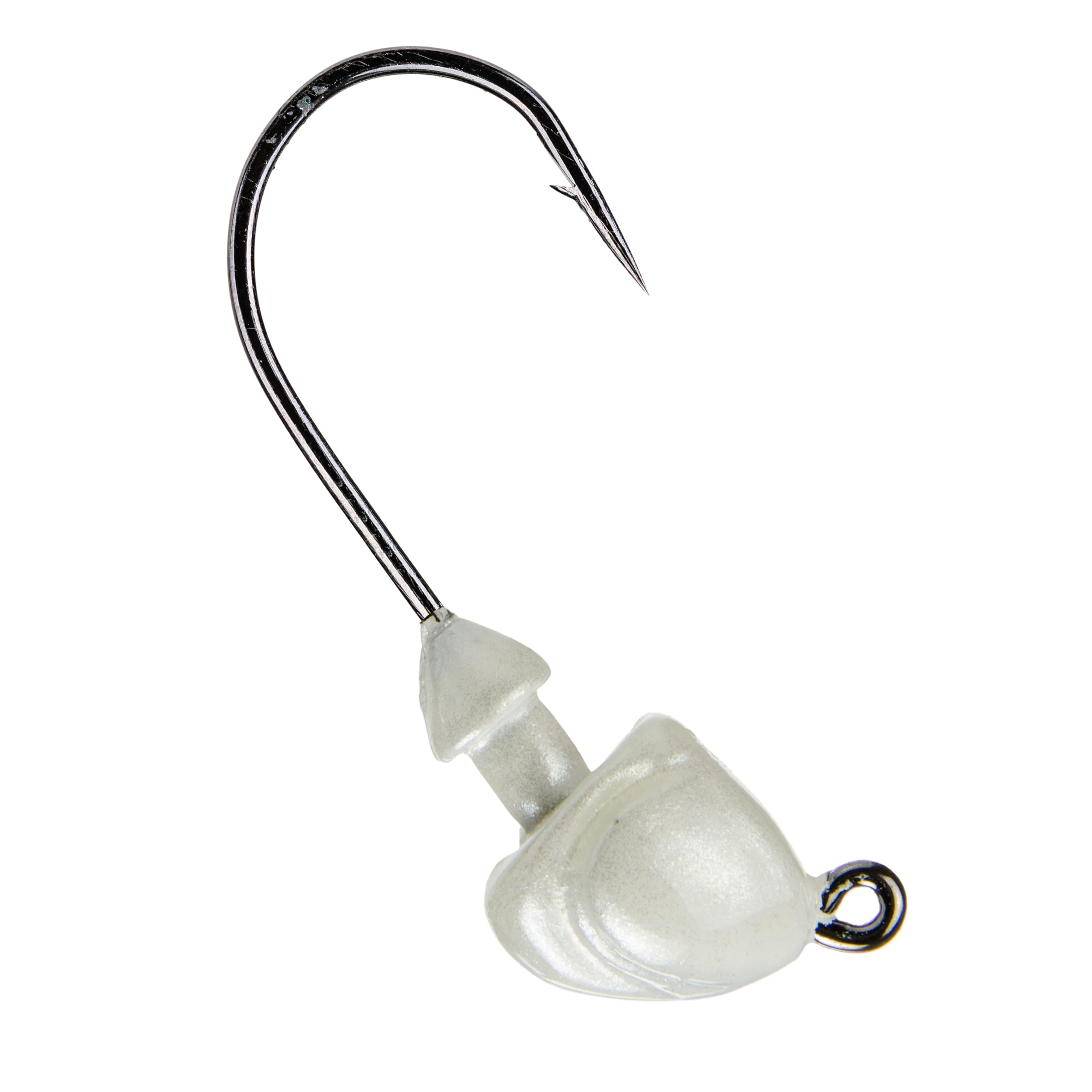 Strike King Squadron Swimbait Head in pearl 84 color for versatile hollowbody swimbaits and grubs