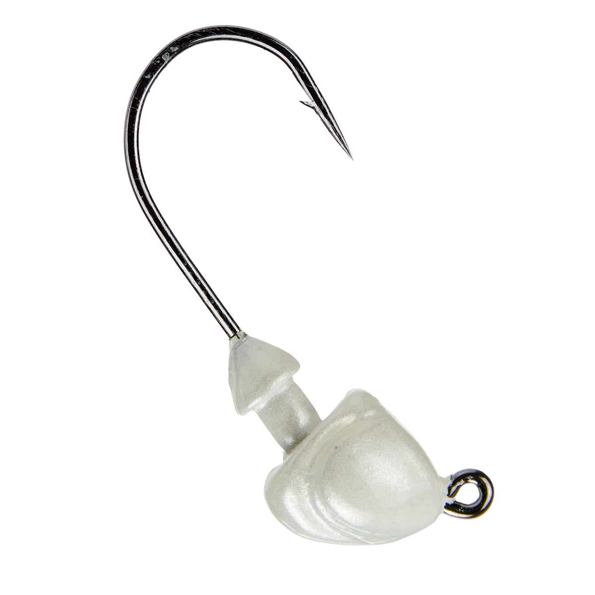 Strike King Squadron Swimbait Head in pearl 84 color for versatile hollowbody swimbaits and grubs
