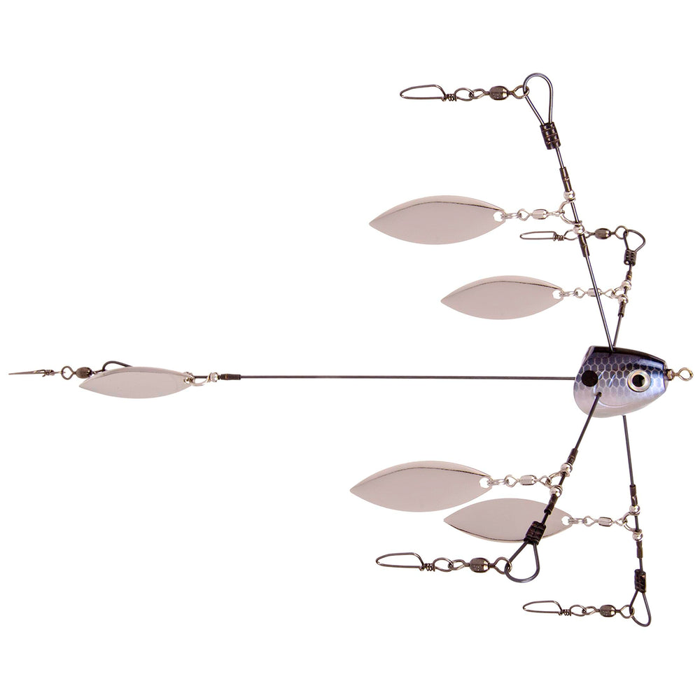Strike King TGTRSHW-583 Tour Grade Titanium Rig in Blue Gizzard Shad
