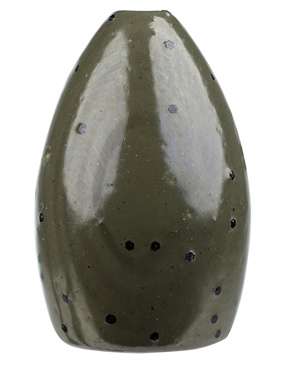 Strike King TGTW38-46 tungsten bullet weight in green pumpkin for precise depth control