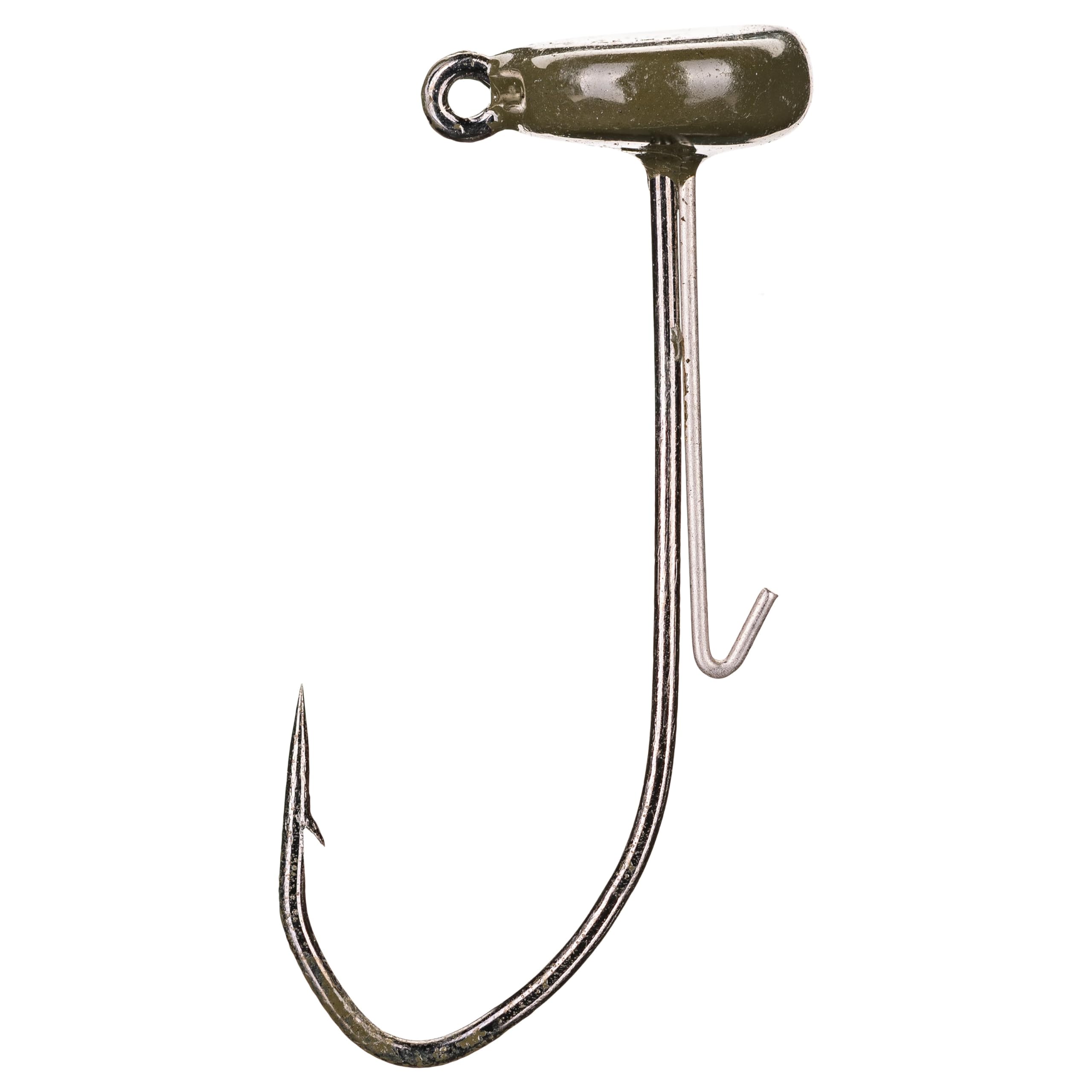 Strike King Tour Grade Ned Rig Head in green pumpkin lifts the lure for better bottom presentation.