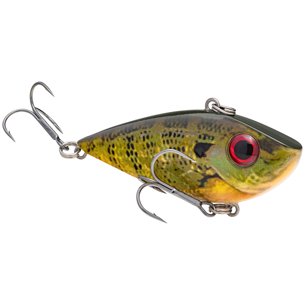 Strike King tungsten sound chamber boosts cadence and triggers strikes.