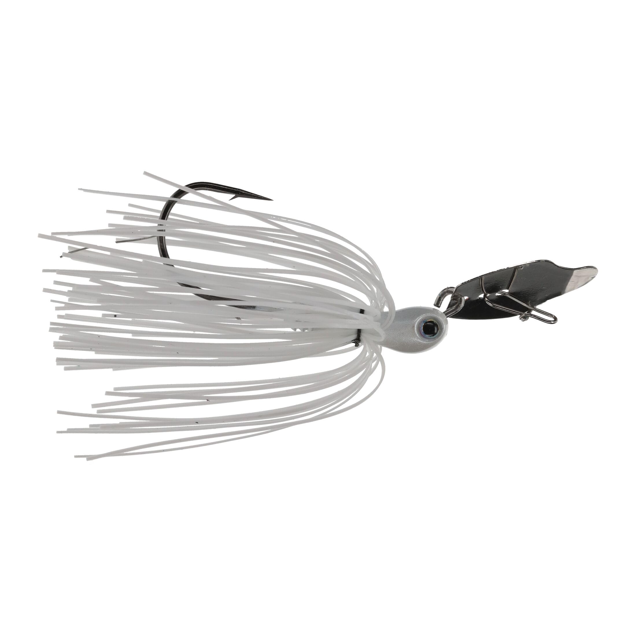Strike King Tungsten Thunder Cricket with compact head improves wind-casting and control.