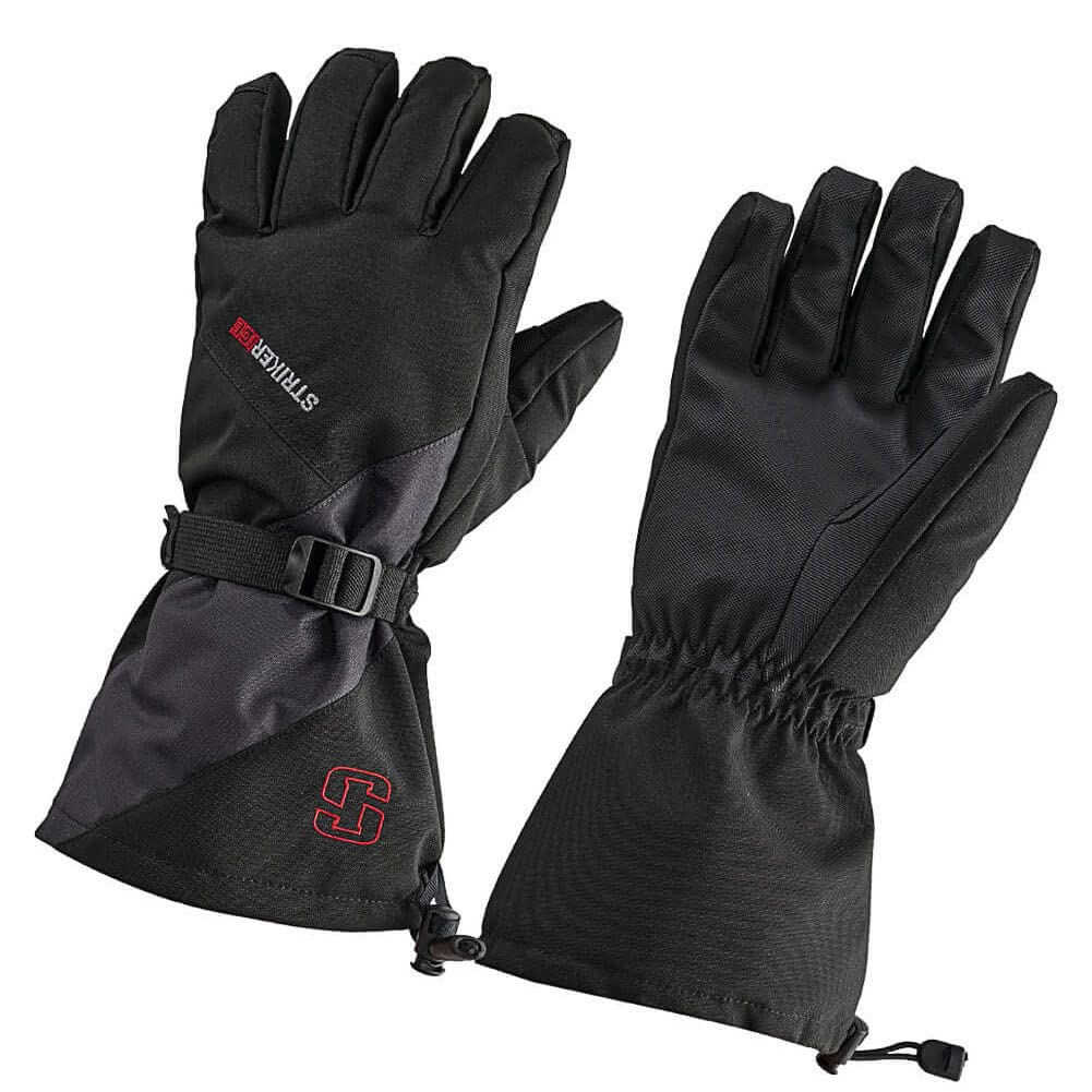 Front view of Striker Predator Ice Glove in Black/Gray, size 3XL