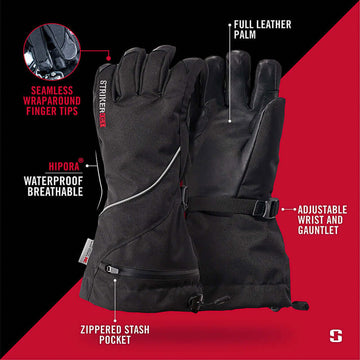 Seamless wraparound fingertips for enhanced grip and durability
