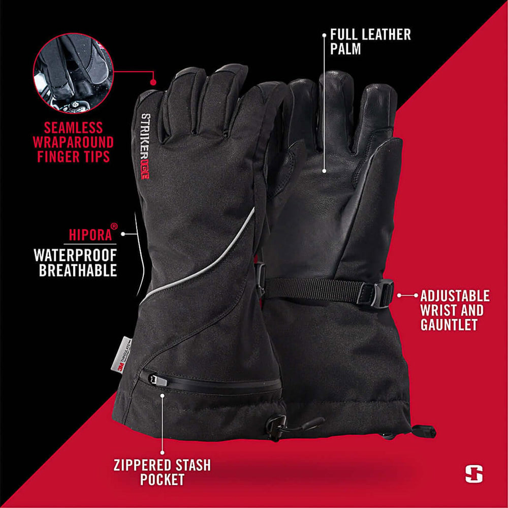 Seamless wraparound fingertips for enhanced grip and durability