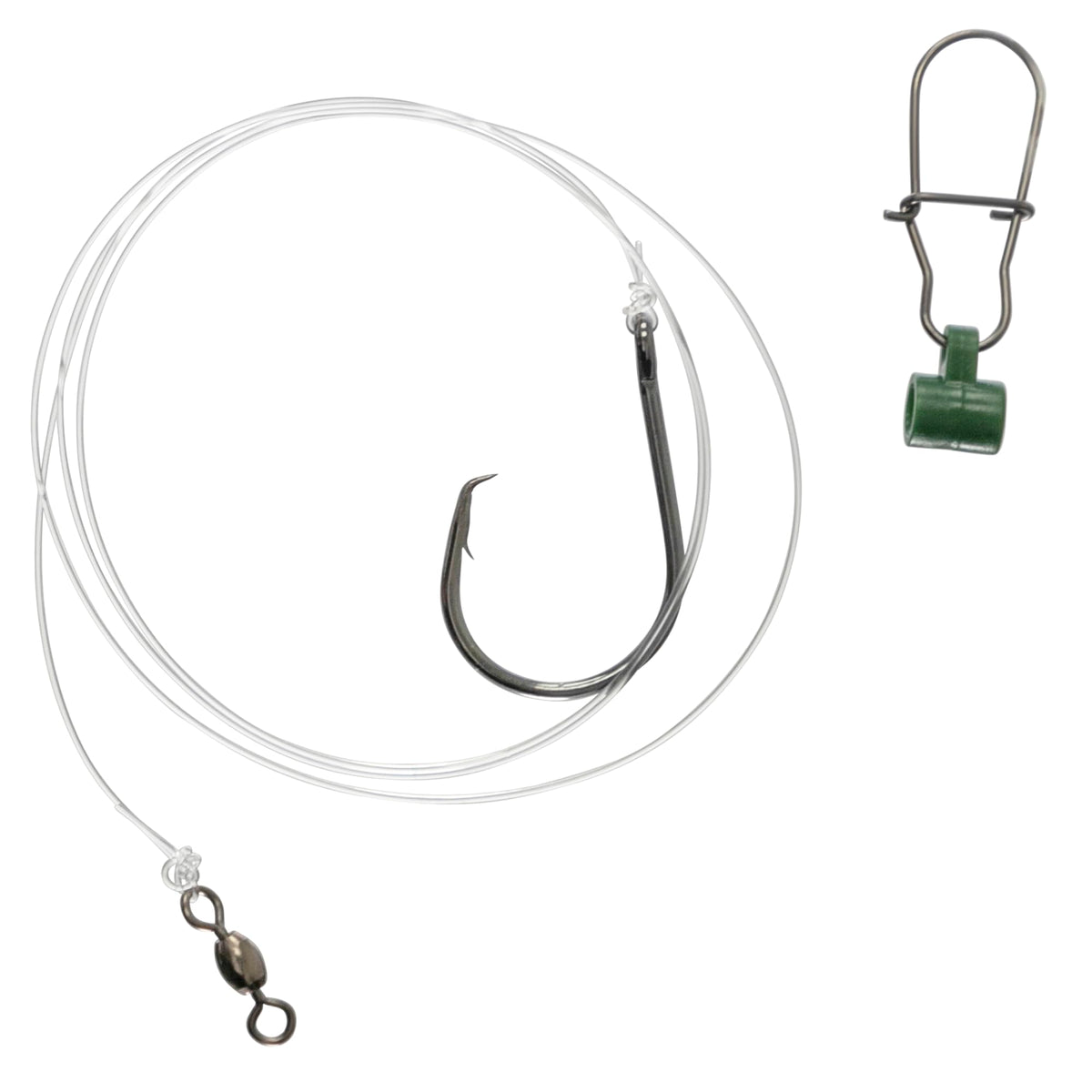 Striped bass slider rig with 8/0 inline circle hook by Uncle Mo's Tackle
