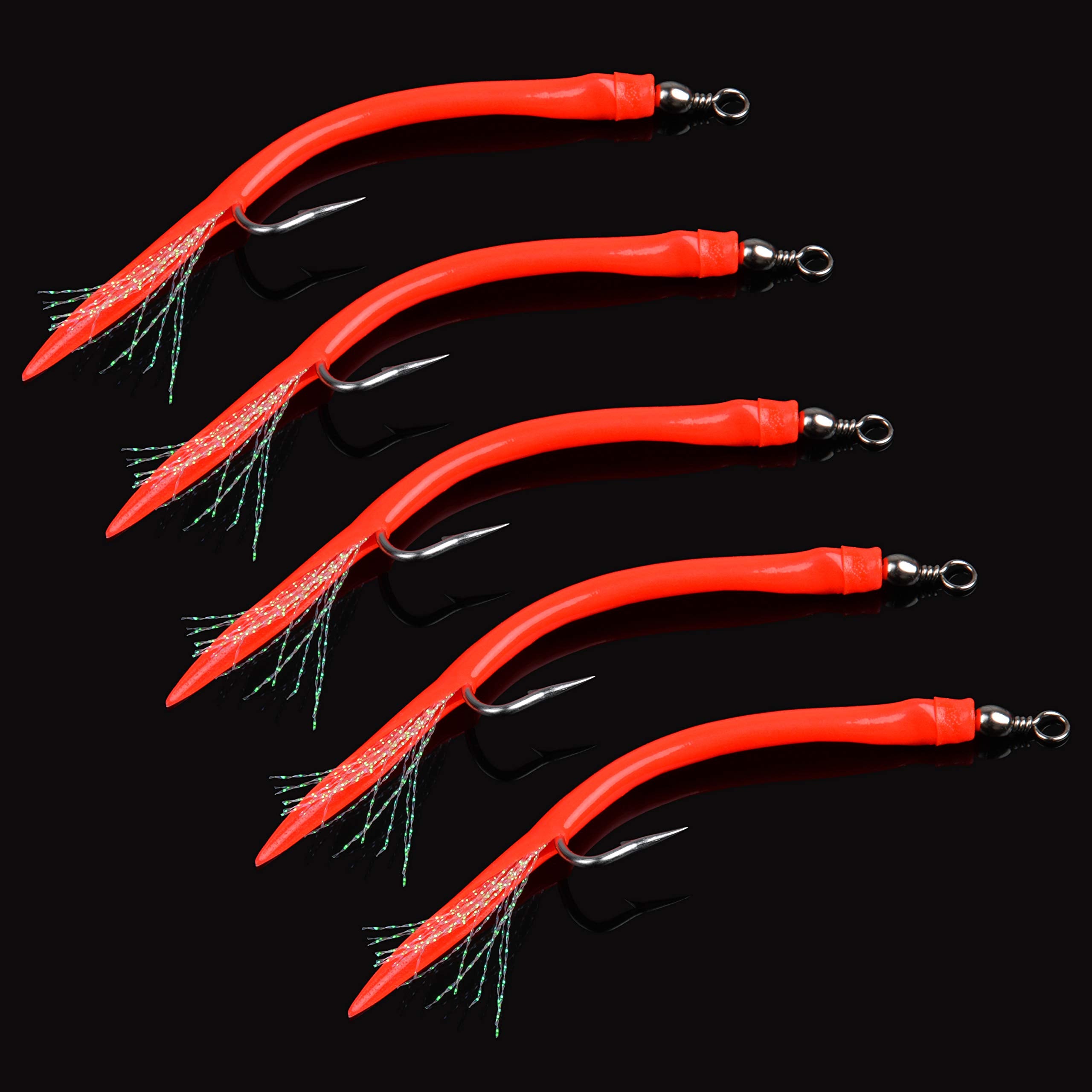Offshore trolling setup featuring tube lure and EEL hook