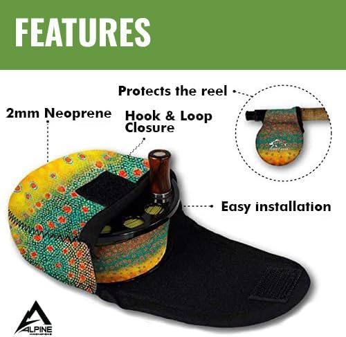 Stripee reel cover stays in place during casting, reducing distractions.