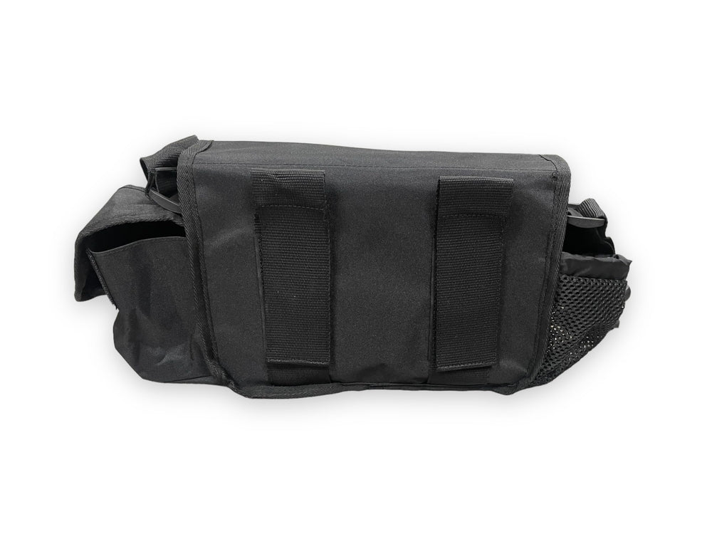 Striper Supreme Premium Surf Tackle Bag features adjustable strap and plier holster for convenience.