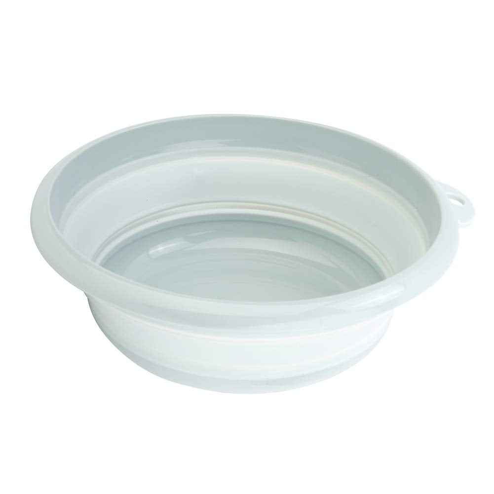 Strnek wash basin with hanging hole blue, convenient wall storage.