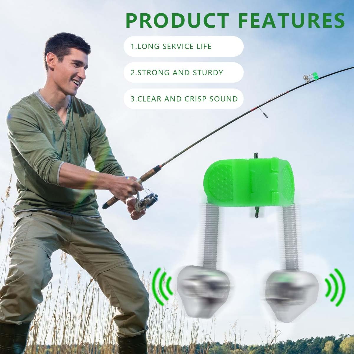 Strong clip design for secure rod attachment