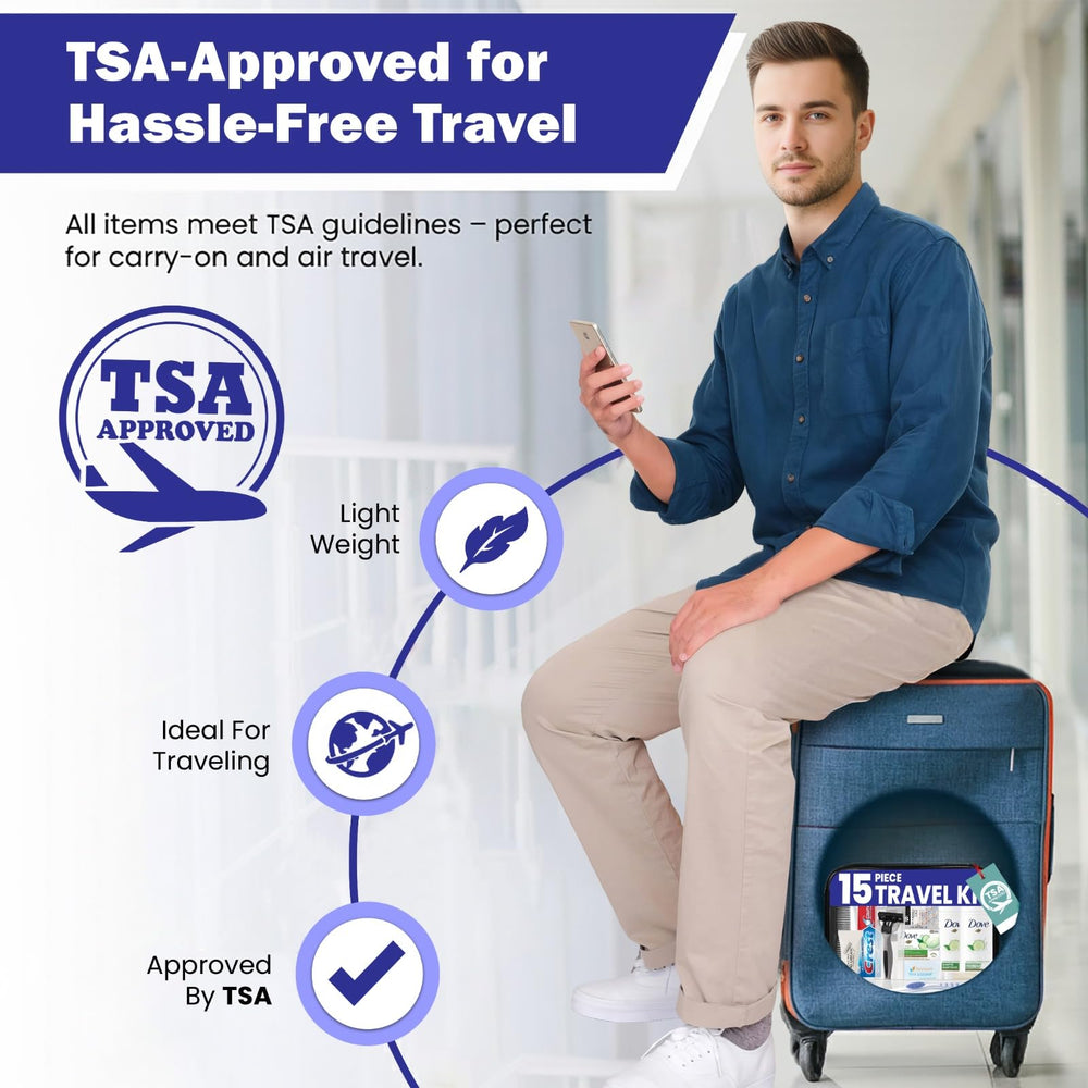 Stuhrling Bottle TrekTote cotton swabs and bandages for minor care on trips.
