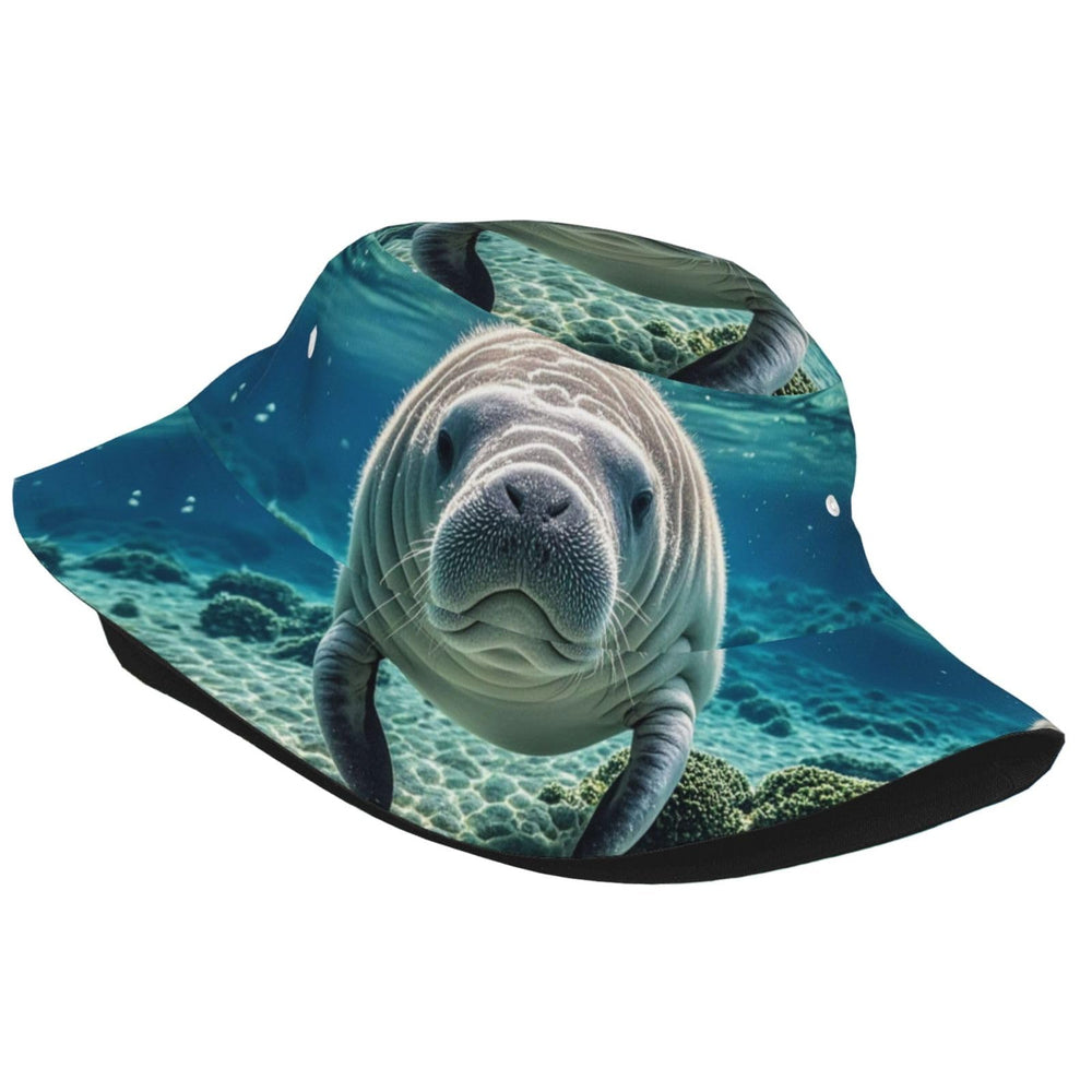 STVYUKL bucket hat side view showing wide brim shade