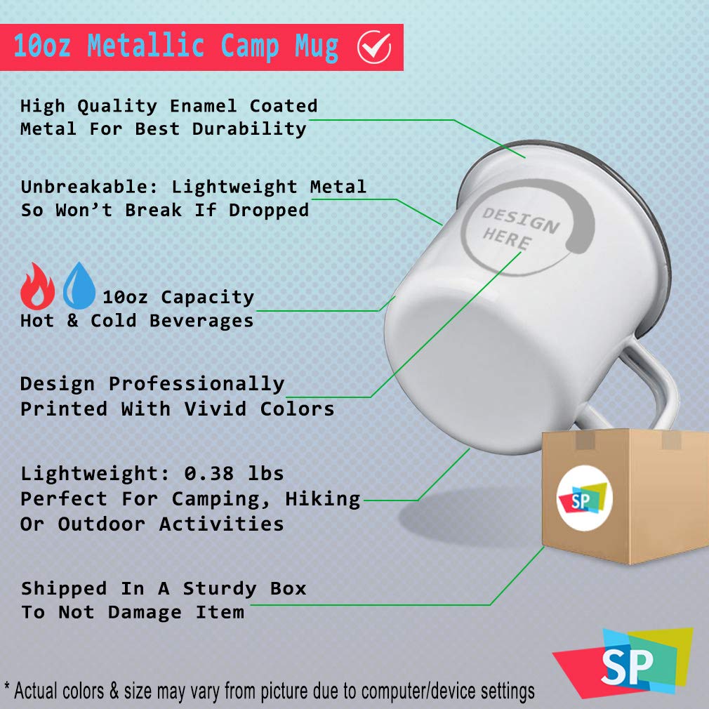Style In Print travel mug side view highlights durable enamel finish for everyday use