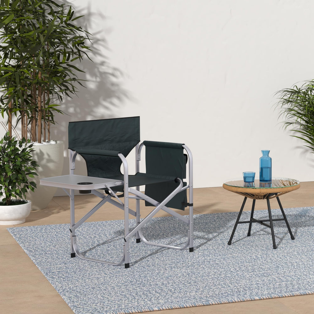 Stylish Camping SL1204GREEN folds compact for quick storage after outdoor events.