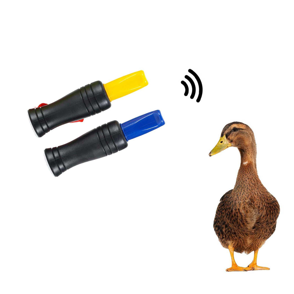 SU LIFE compact duck calls measure 4.3 inches for comfortable handling.