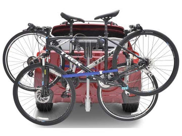 Subaru Thule lightweight bike carrier; easy handling and installation