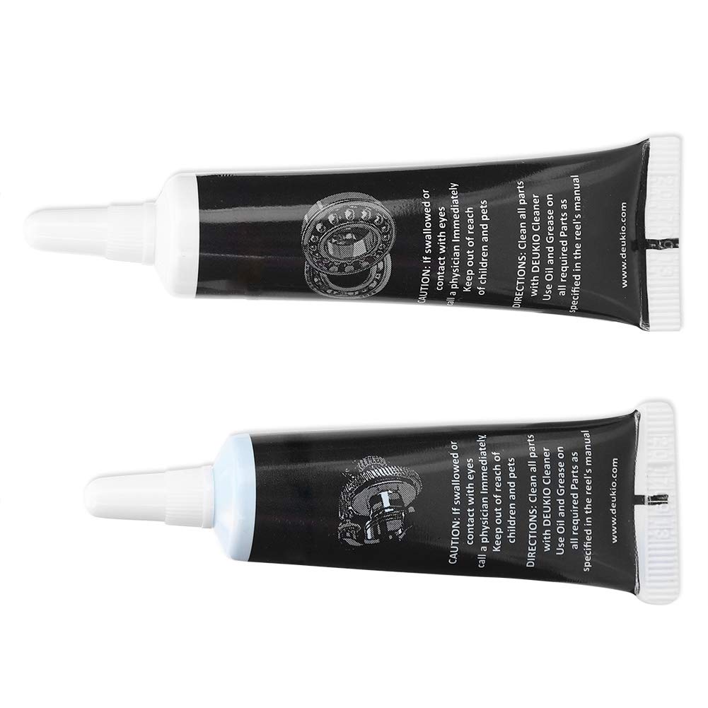 SUEH Low-Profile Reel Grease on gear teeth supports smooth retrieves.