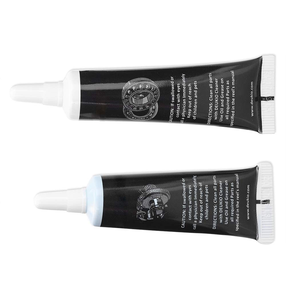 SUEH Low-Profile Reel Grease on gear teeth supports smooth retrieves.