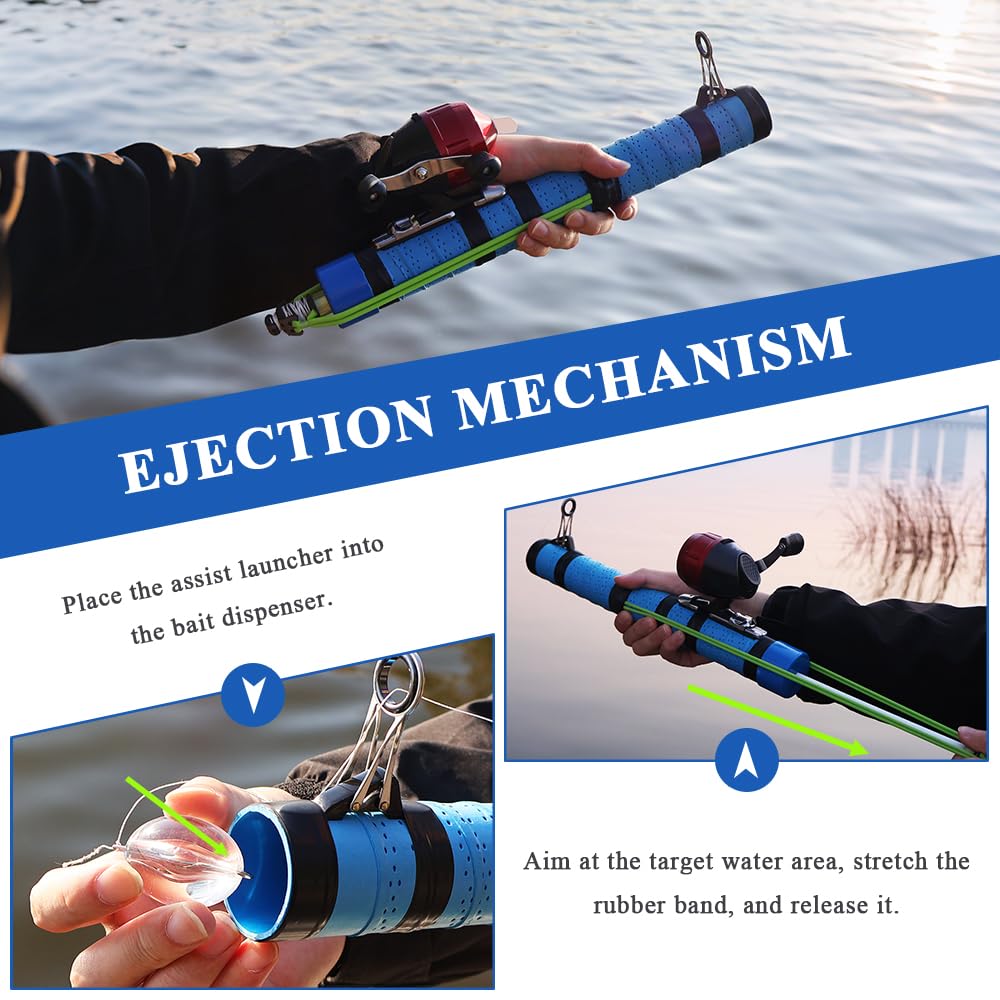 SUFFUSE Fishing Rod ejector design enabling smoother casting and reeling.