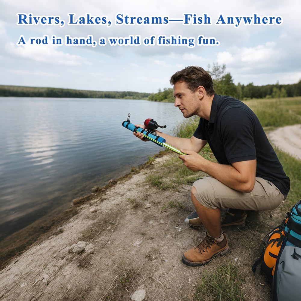 SUFFUSE Fishing Rod multifunction design suitable for bait casting and travel fishing.