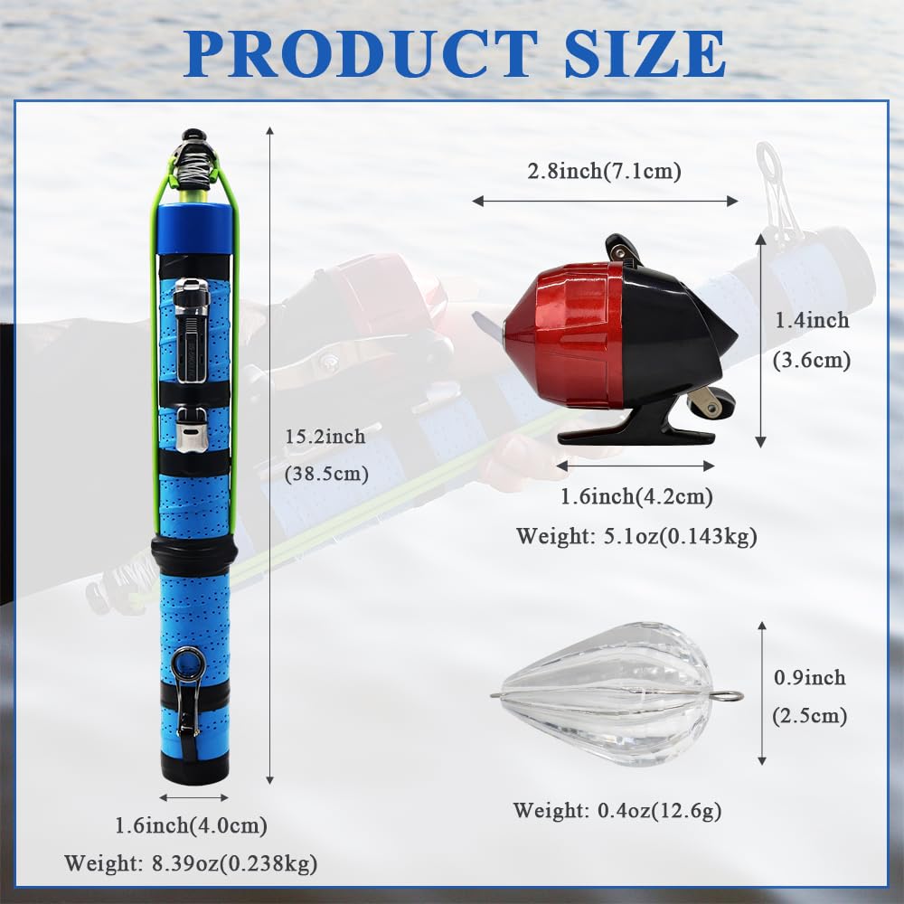 SUFFUSE Fishing Rod portable design tucked in a bag for on-the-go anglers.