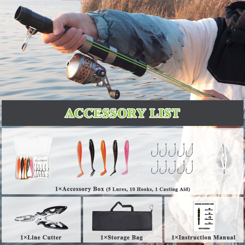 SUFFUSE KS30 bait-launch action toward distant waters