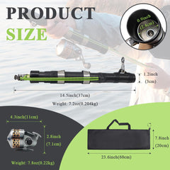 SUFFUSE KS30 with reel attached, quick setup shown