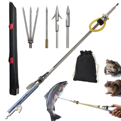 SUFFUSE lightweight speargun assembly demonstrates corrosion-resistant steel for long marine use.