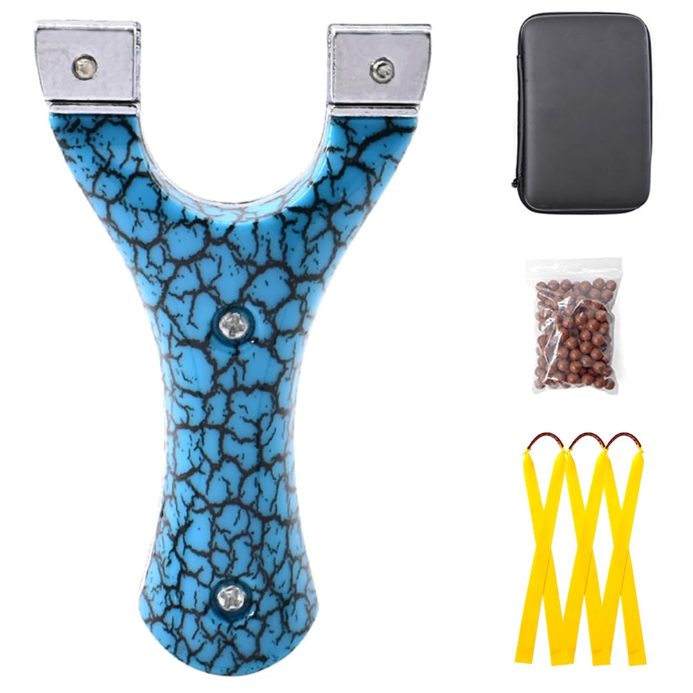 SUFFUSE outdoor professional slingshot blue body highlights durable alloy frame for outdoor use