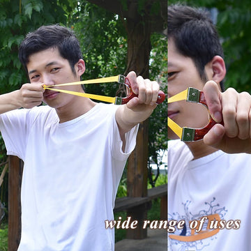 SUFFUSE Outdoor Slingshot shows compact design for portability.