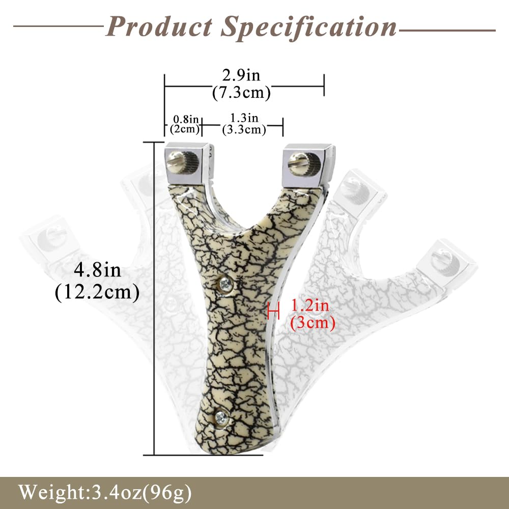 SUFFUSE slingshot handle ergonomic design delivers comfortable grip for precise shooting.