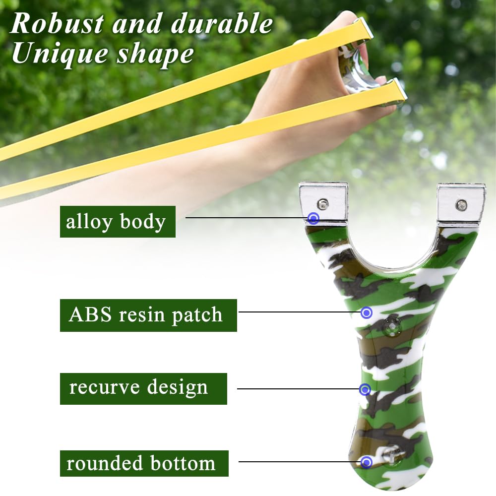 SUFFUSE slingshot three rubber bands for adjustable tension and versatile practice
