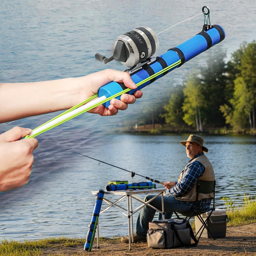 SUFFUSE fishing catapult rod casts with accuracy along docks and weed lines for targeted bites.