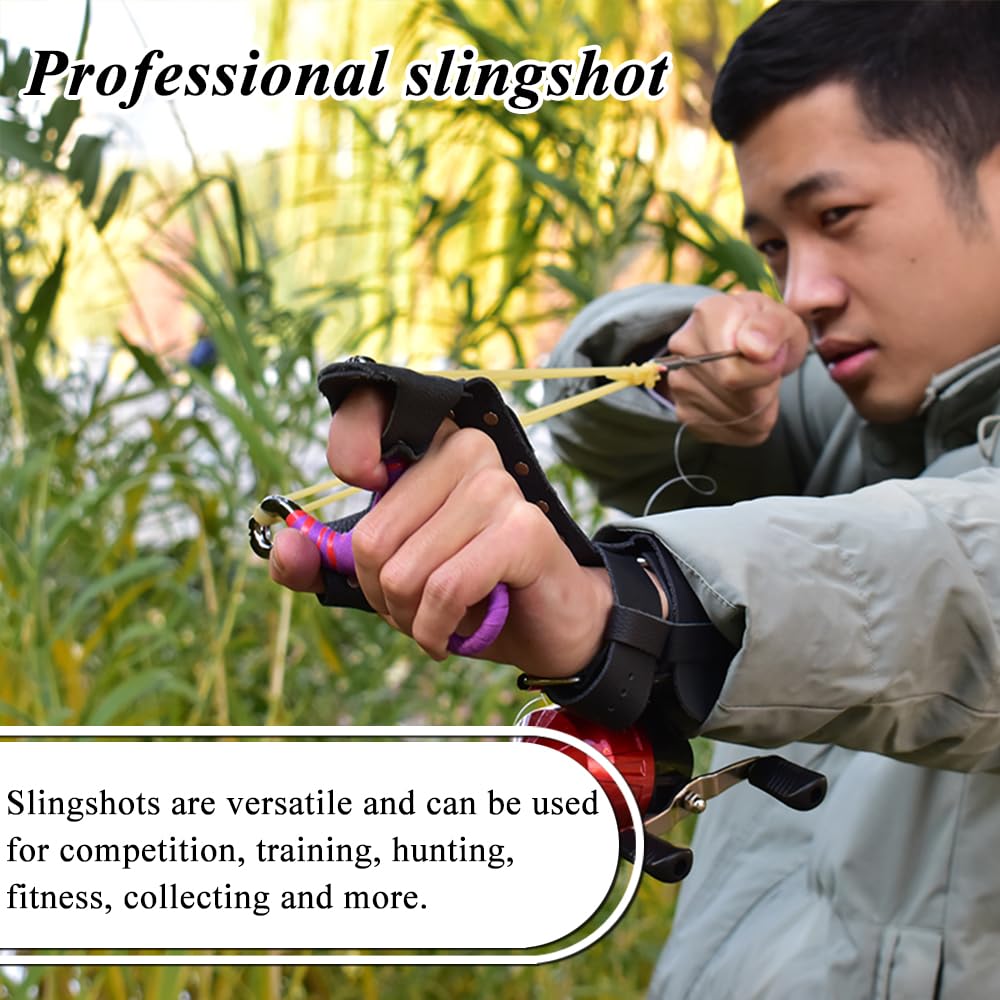 SUFFUSE Slingshot left-right-hander shot demonstrates adaptable grip for both hands.