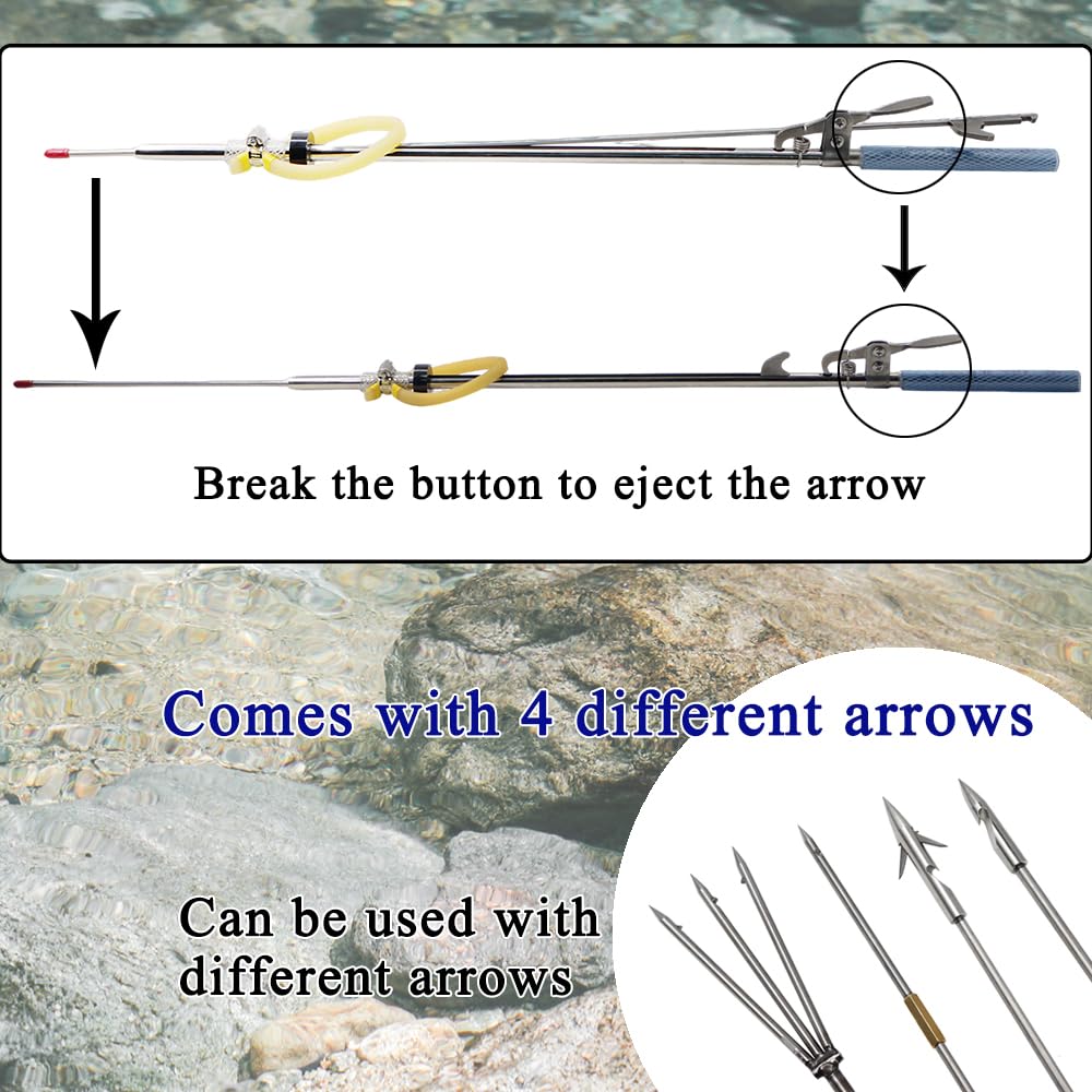 SUFFUSE speargun in saltwater shows durable performance for coastal diving.