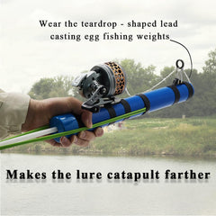 SUFFUSE travel rod and reel kit designed for saltwater and freshwater adventures