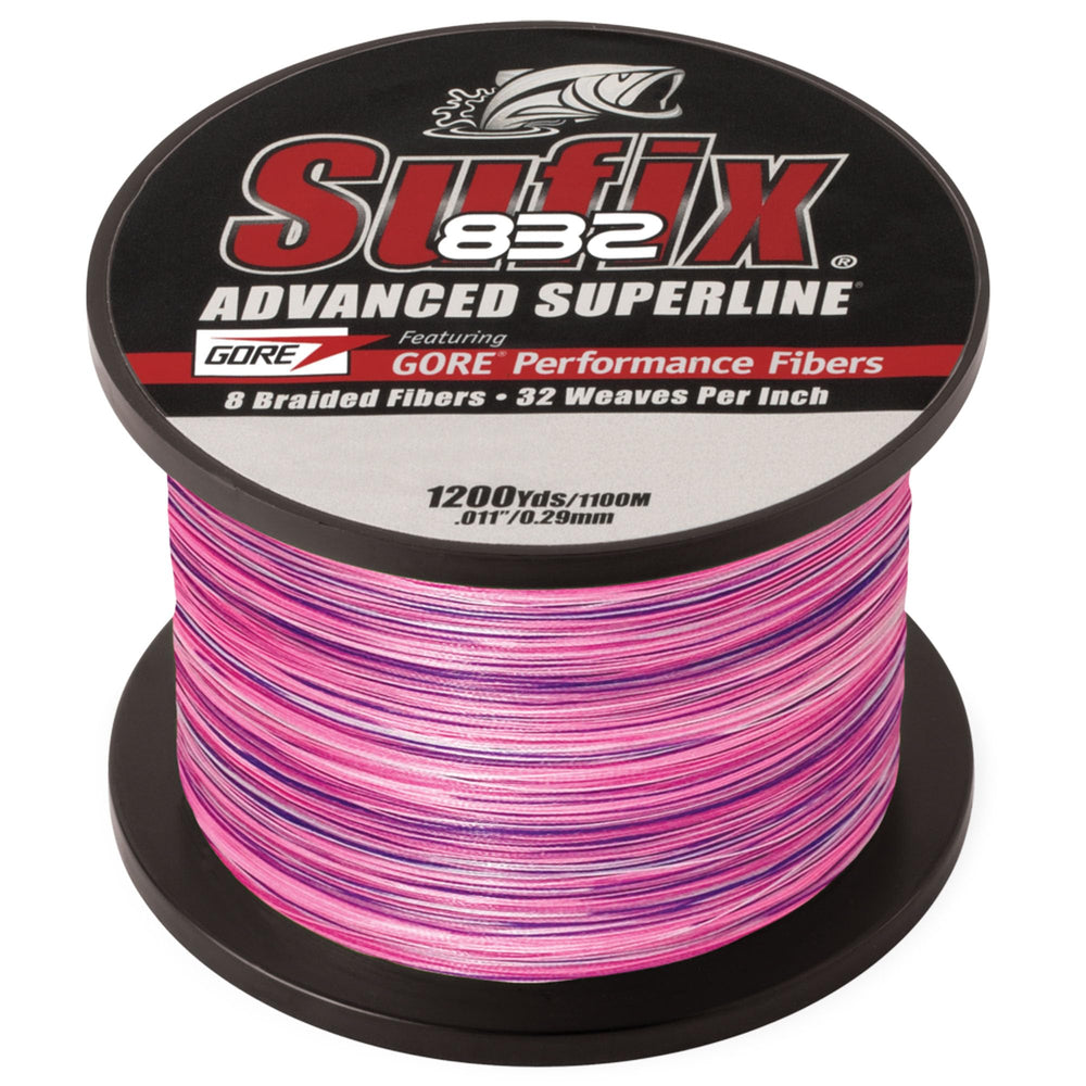 Sufix 660-330SR 832 braid in Sunrise showing strength and sensitivity for long casts