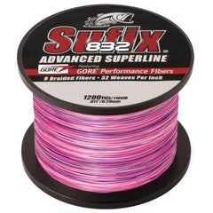 Sufix 660-330SR 832 braid in Sunrise showing strength and sensitivity for long casts