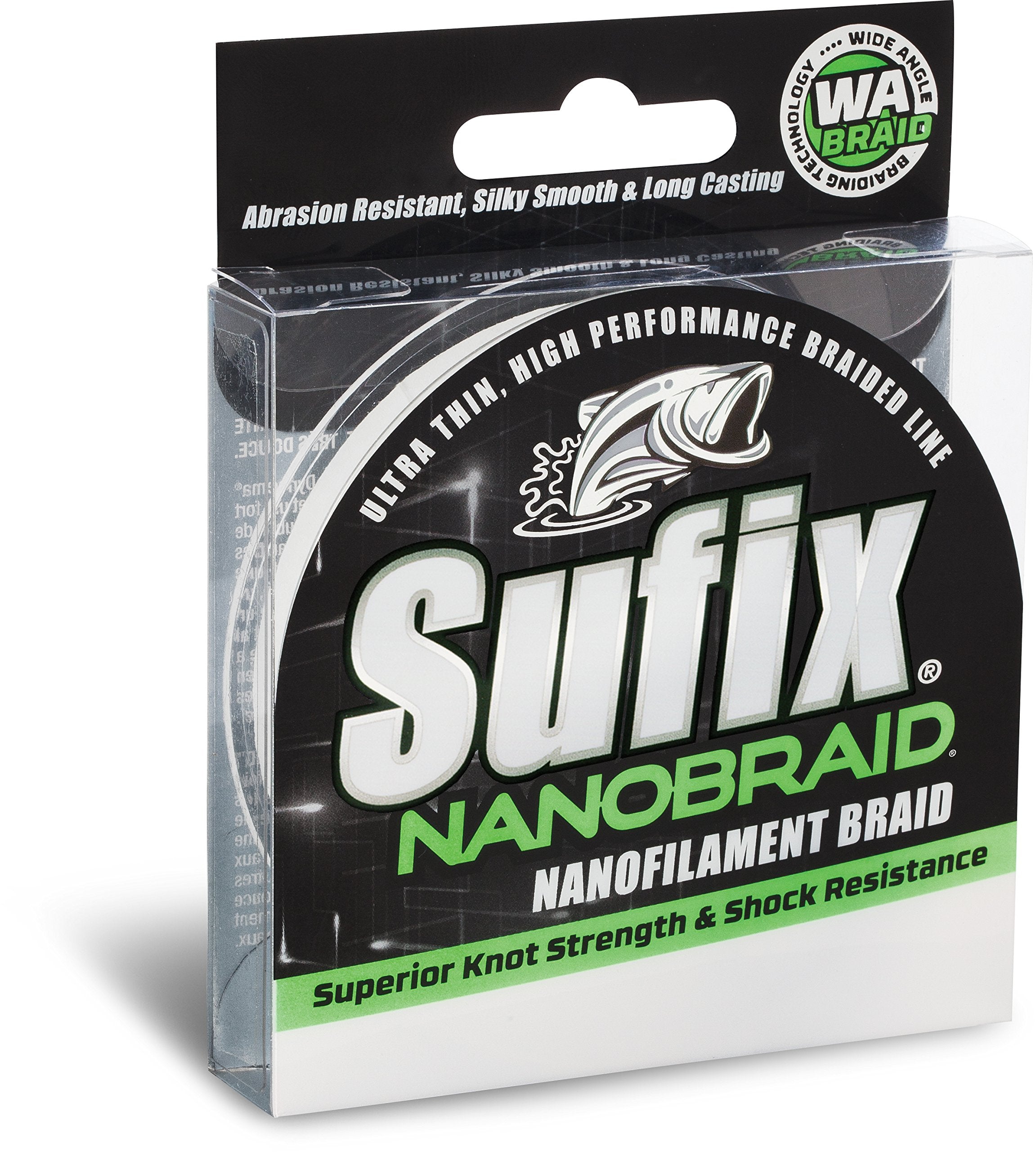 Sufix NanoBraid 150 yd Aqua Camo 8 lb Fishing Line