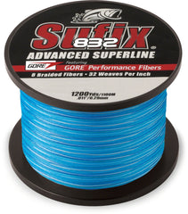 Sufix 832 Braid 10 lb Coastal Camo fishing line spool - 1200 yards