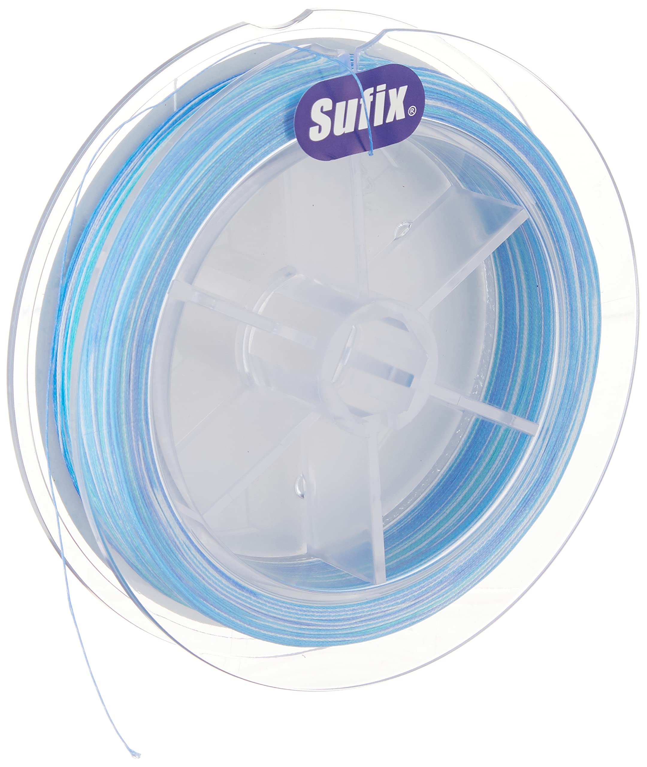 Sufix 832 Braid 20 lb Coastal Camo color pattern supports stealth inshore fishing.