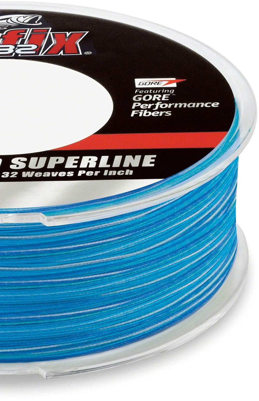 Sufix 832 Braid Coastal Camo on reel demonstrates low visibility profile for stealthy presentations.