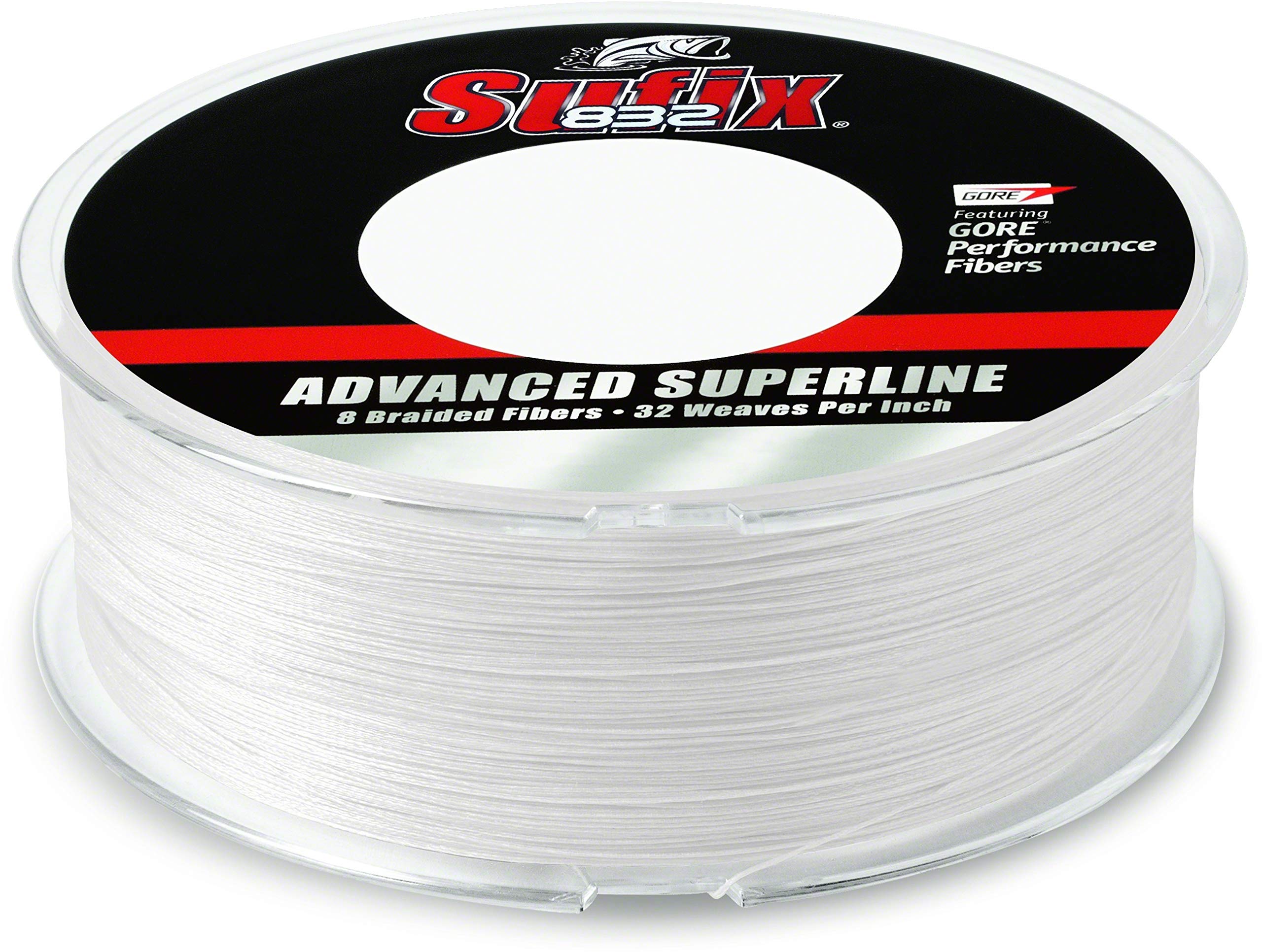 Sufix 832 Braid 65 lb Ghost braided line with low visibility for stealth casting